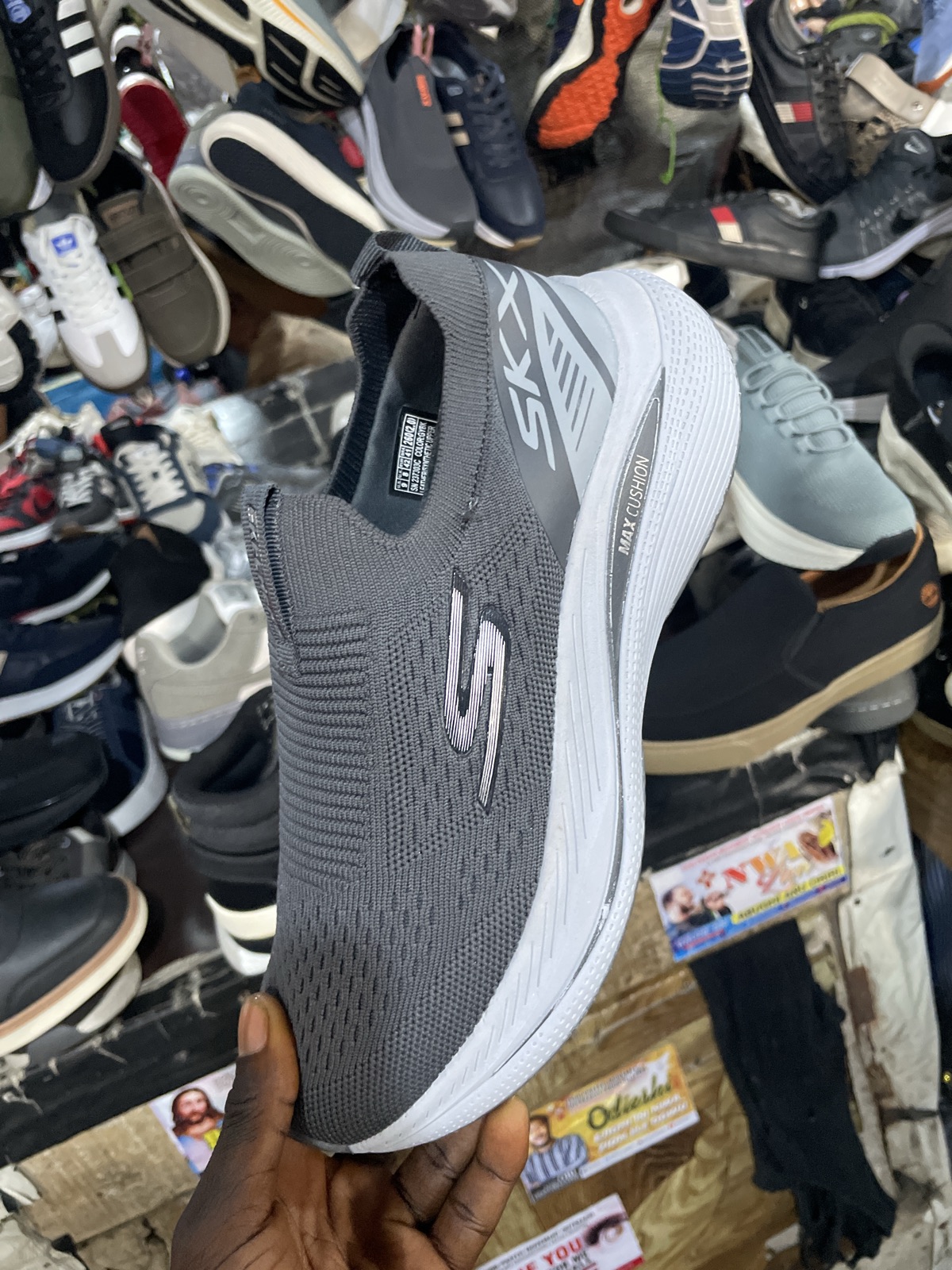 Skechers Max Cushion Grey Sneakers