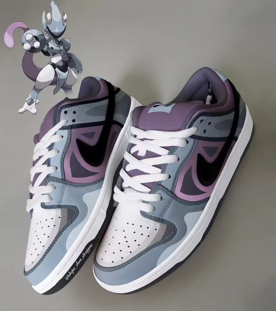 Custom Pokemon Inspired Nike Dunk Low