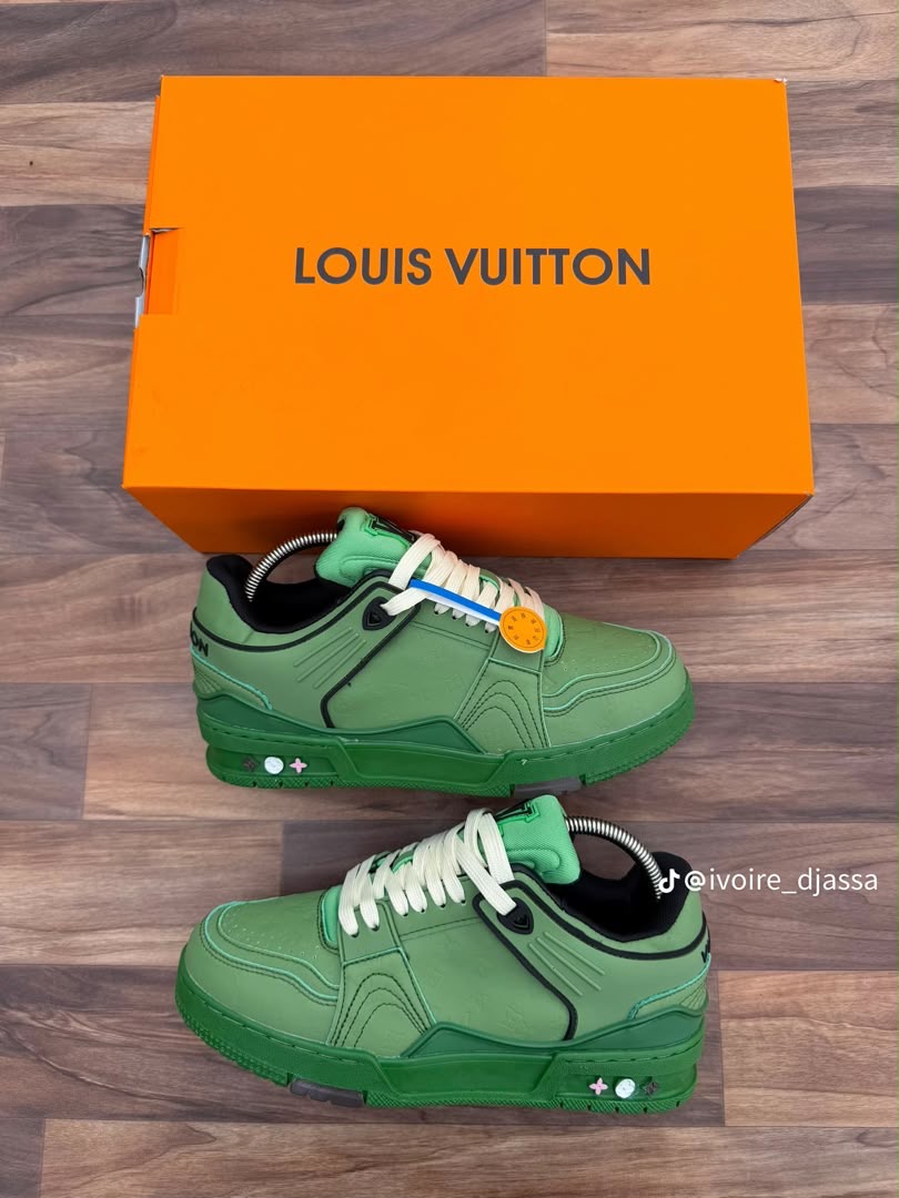 Louis Vuitton Green Sneakers