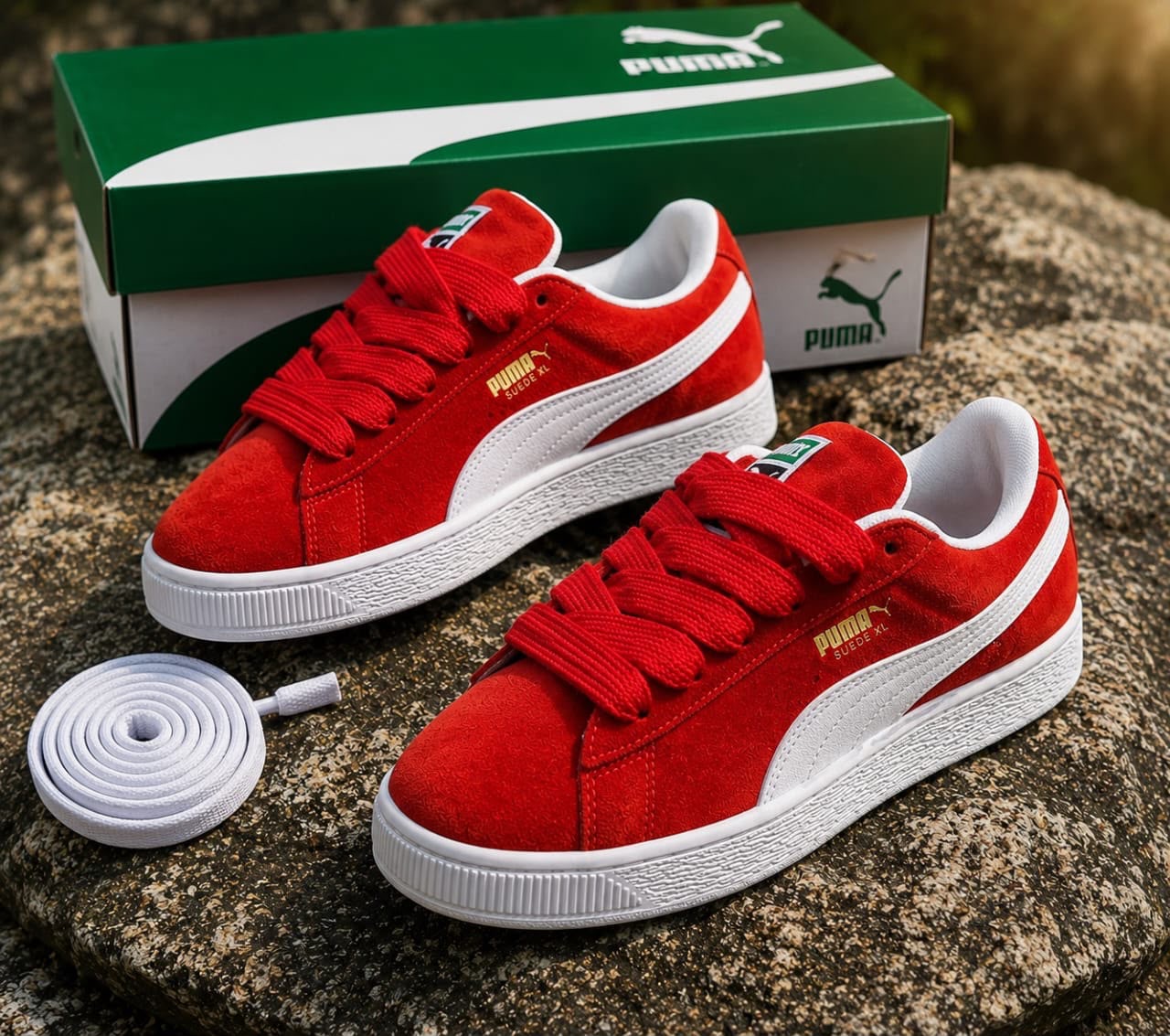 Puma Suede XL Red Sneakers