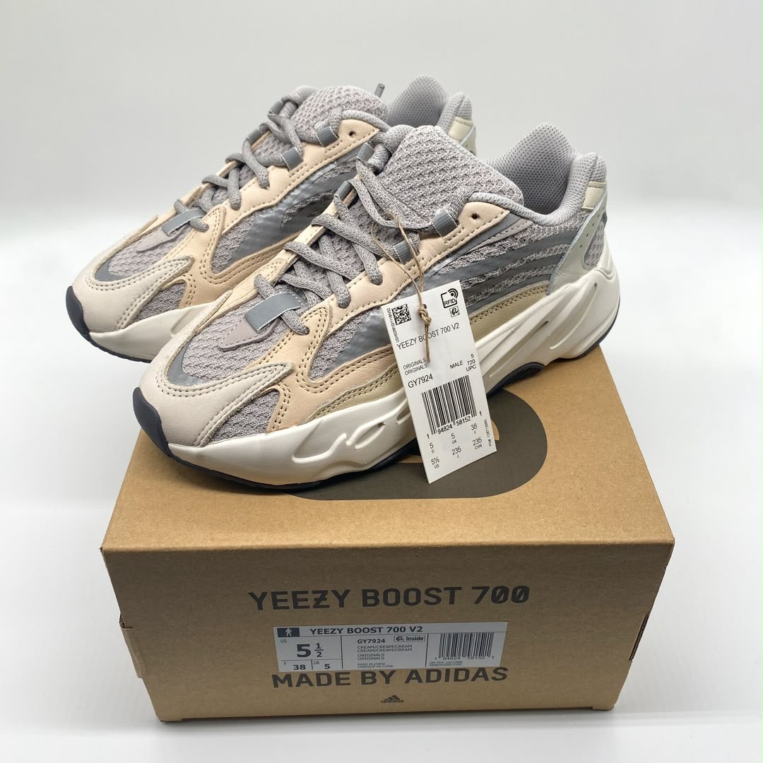 Adidas Yeezy Boost 700 V2 Cream Sneakers