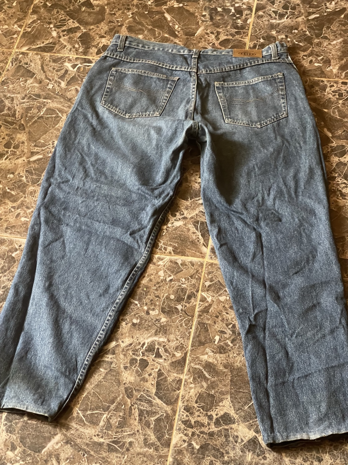 Lee Blue Distressed Denim Jeans