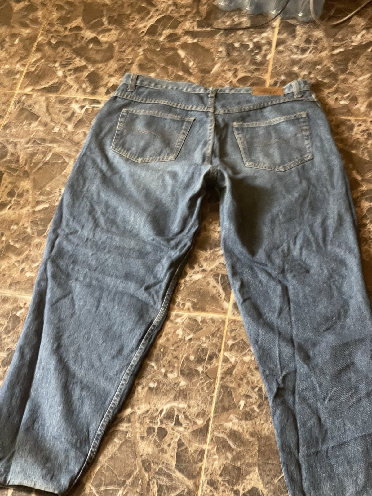 Lee Blue Distressed Denim Jeans