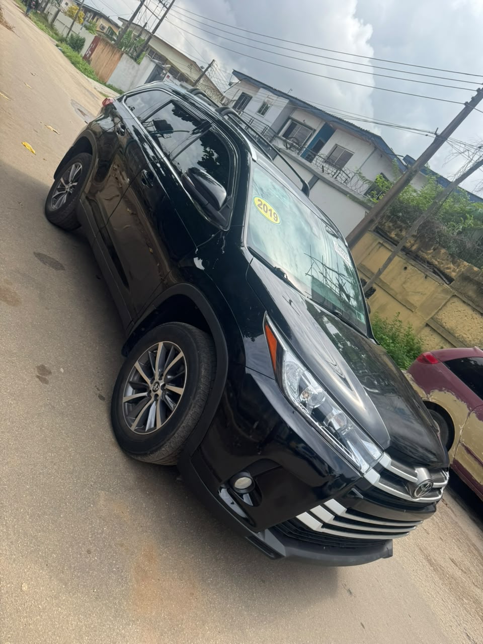 Toyota Highlander XLE AWD 2019 Black SUV