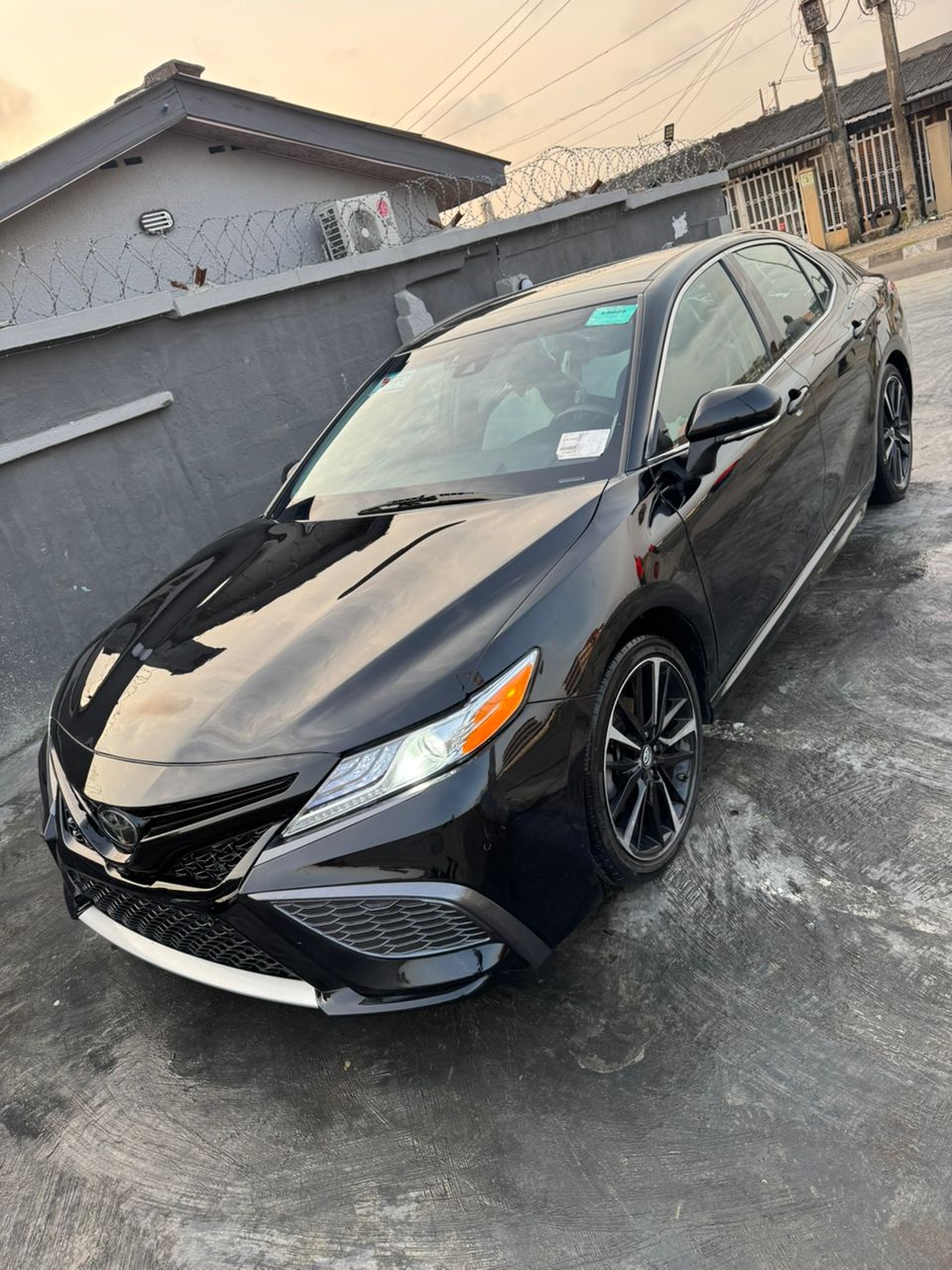 Toyota Camry XSE Black Sedan