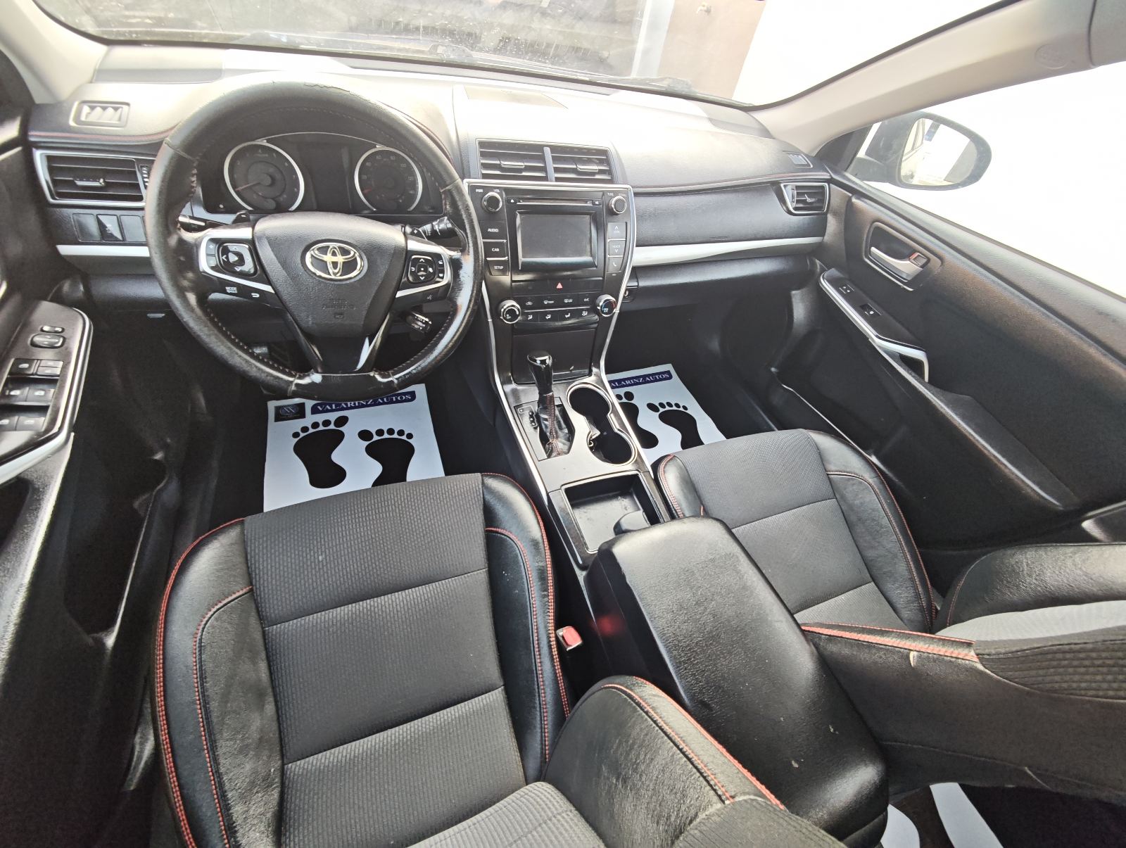 Toyota Camry, Black Sedan with Leather Seats