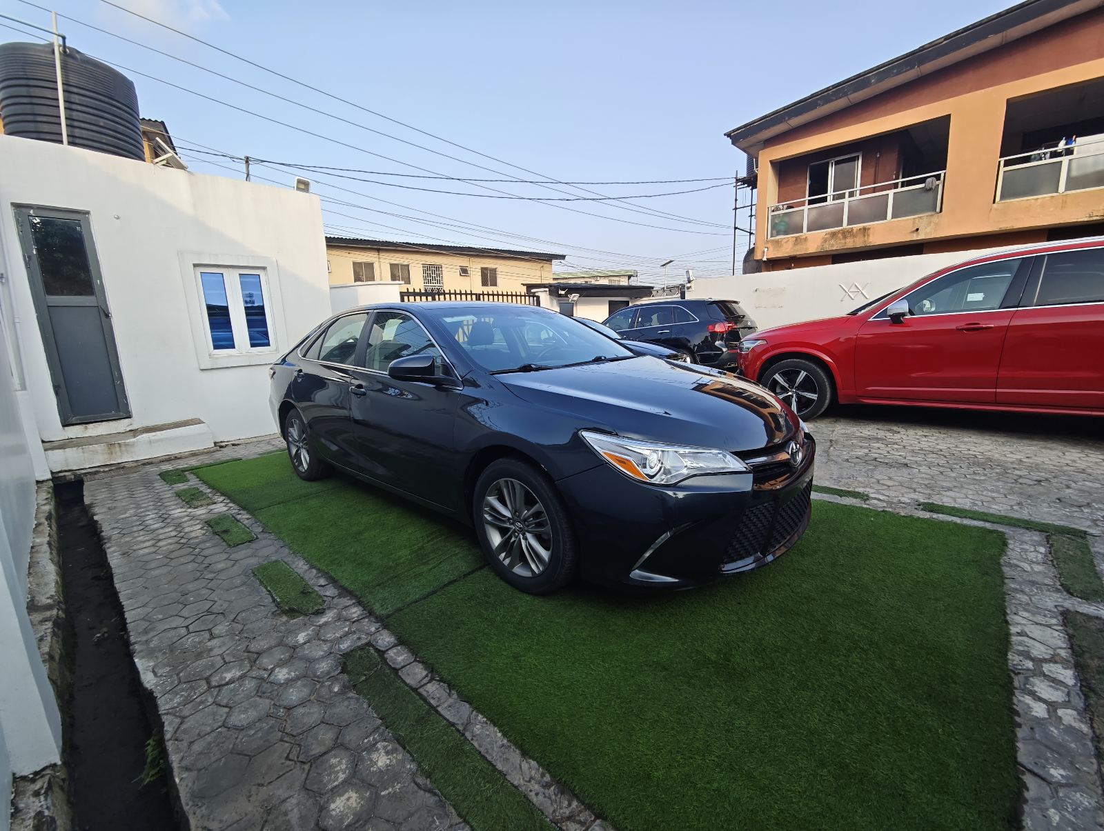 Toyota Camry, Black Sedan with Leather Seats — photo 7