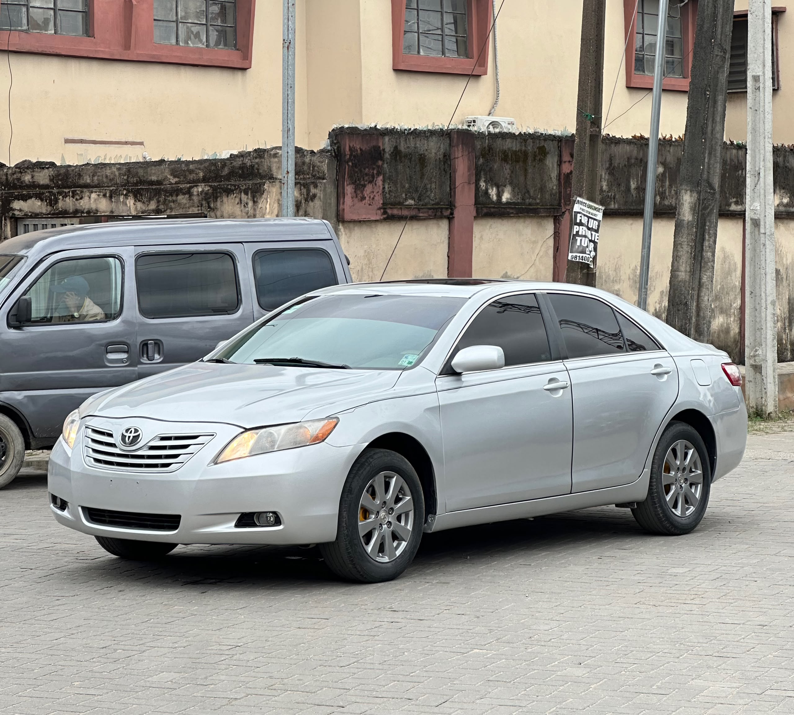 Toyota Camry Silver Sedan registered