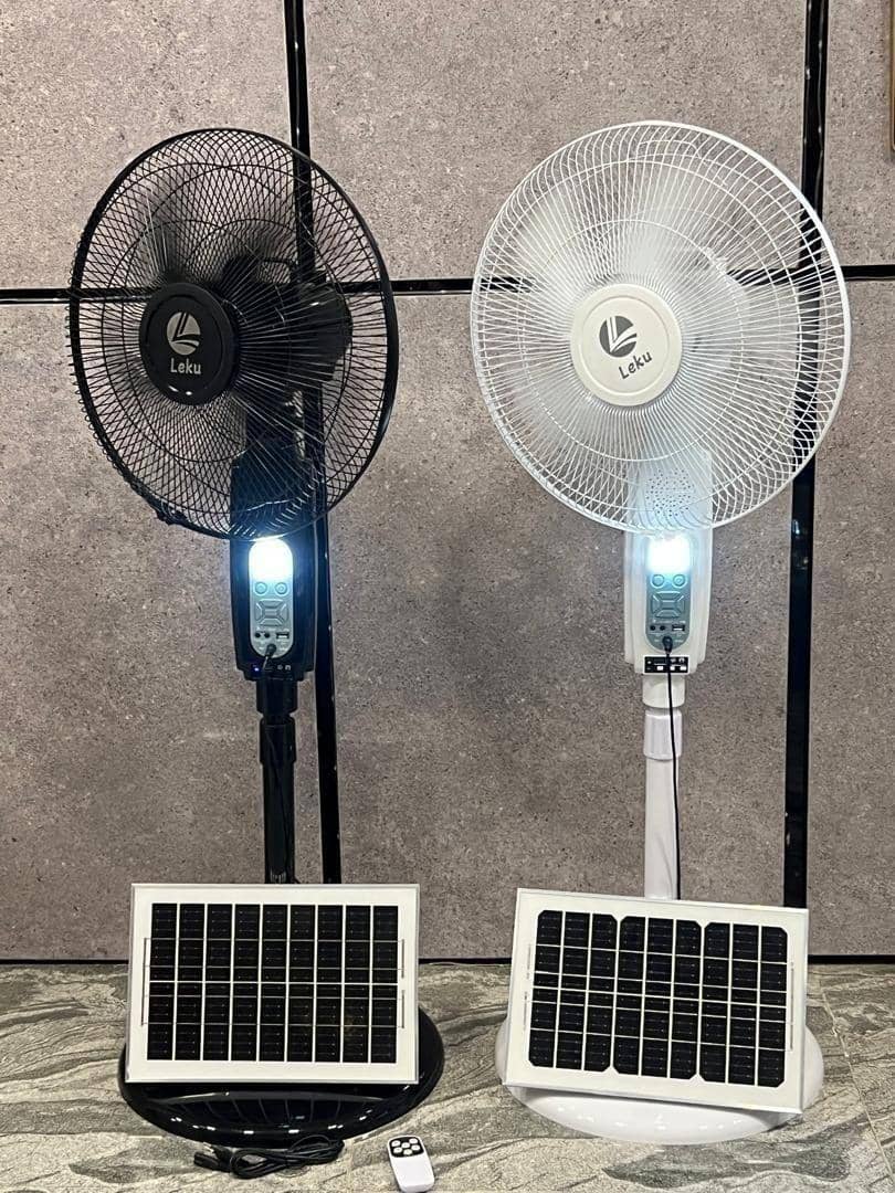 Leku Solar Rechargeable Fan