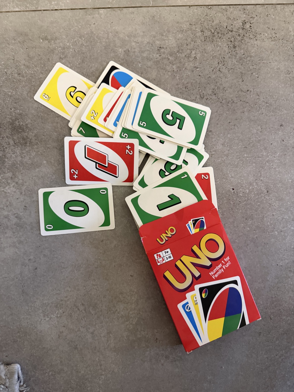 UNO Card Game, Numbers for Family Fun