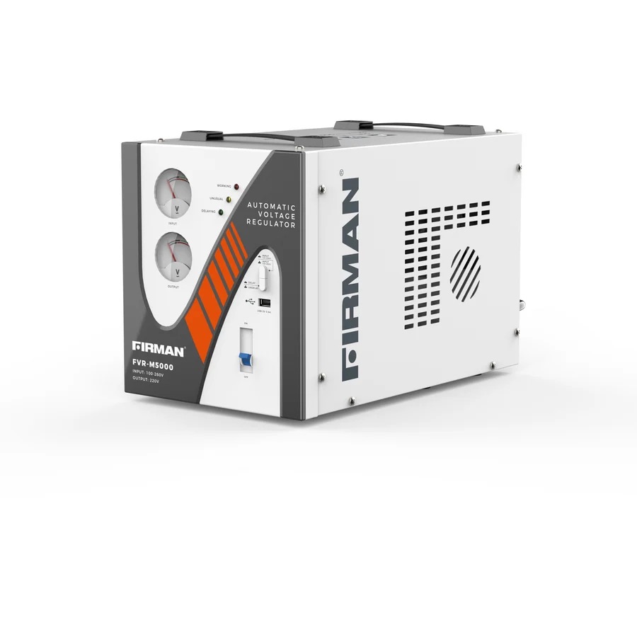 Firman M5000watts Stabilizer with USB PORT / FVR-M5000