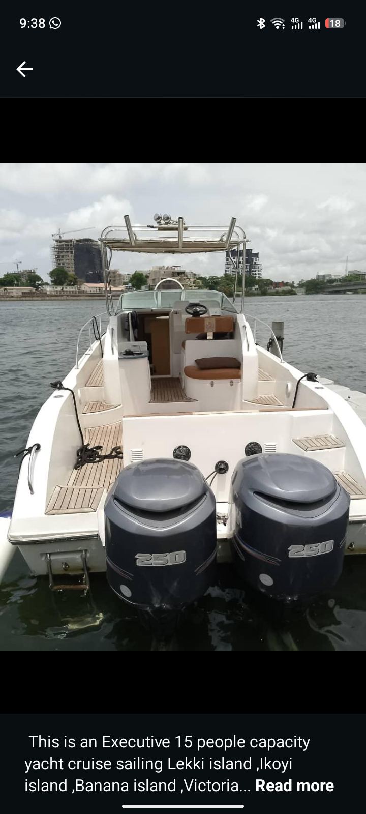 Executive Yacht for rent, White with Ample Seating — photo 2
