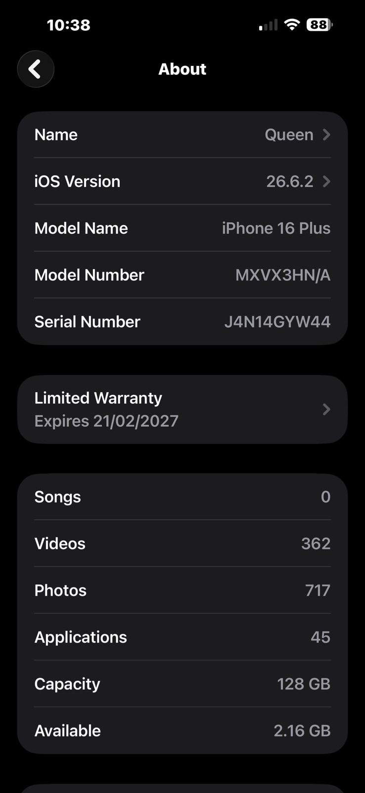 Apple iPhone 16 plus Blue for Sale