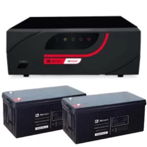 Mercury 1.6kva Pure Sine Wave Inverter System 2x 200ah Batteries