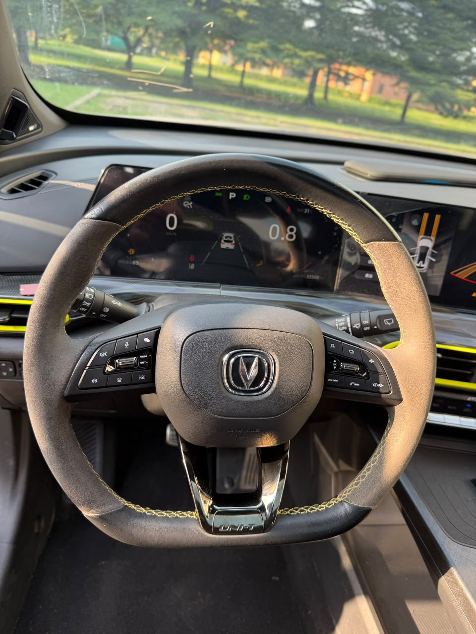 Changan UNI-T Silver SUV with Sporty Accents