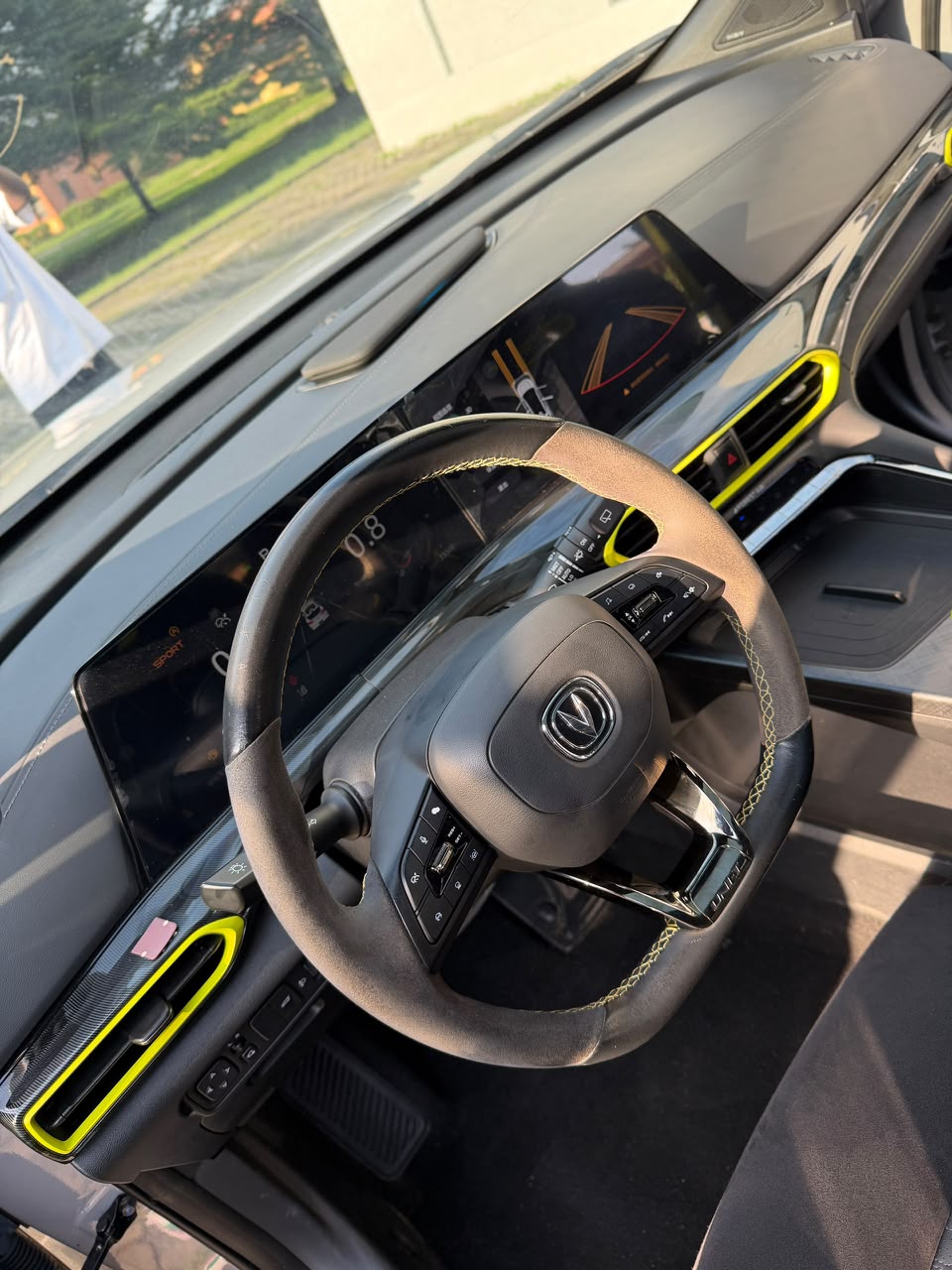 Changan UNI-T Silver SUV with Sporty Accents