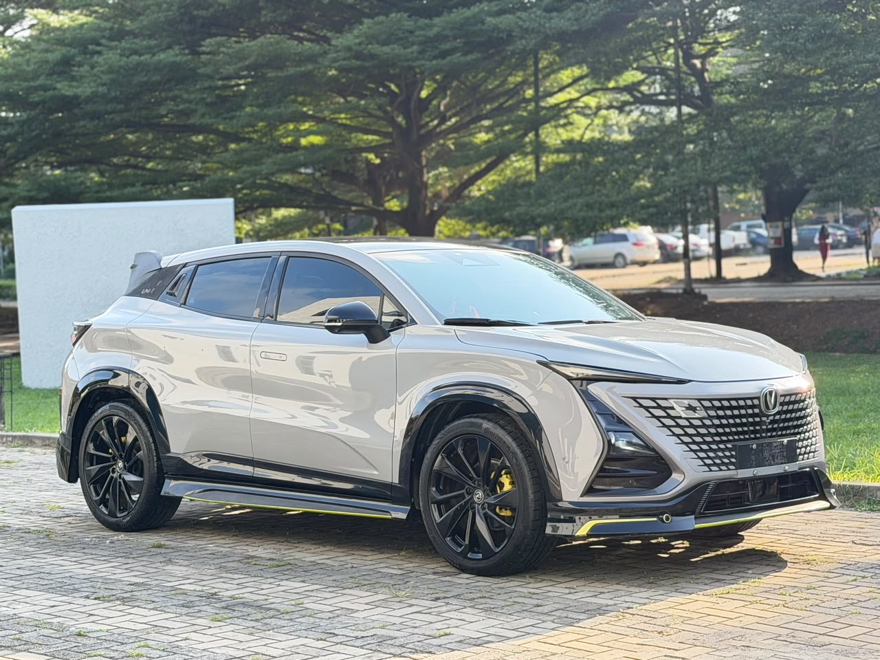 Changan UNI-T Silver SUV with Sporty Accents