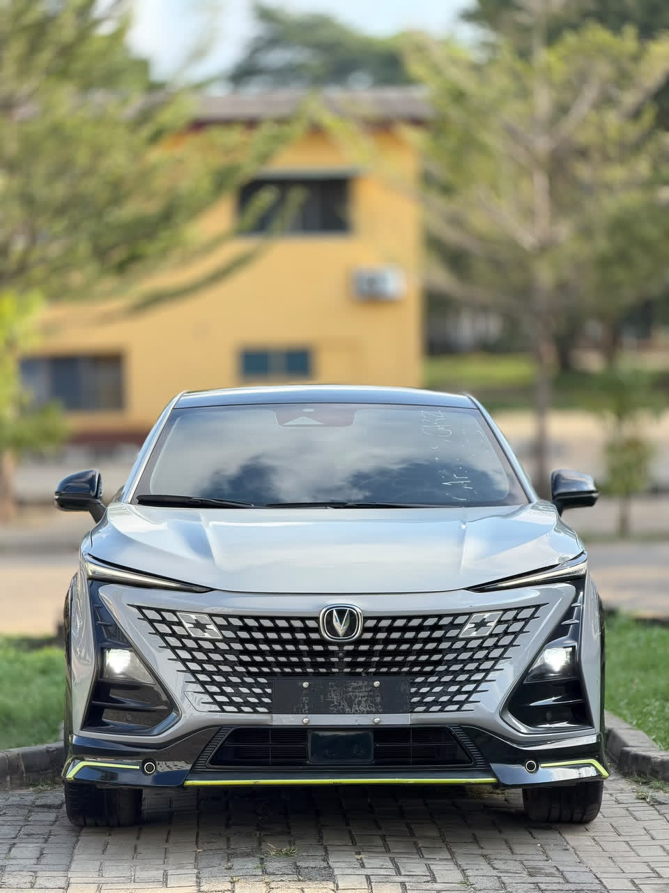 Changan UNI-T Silver SUV with Sporty Accents