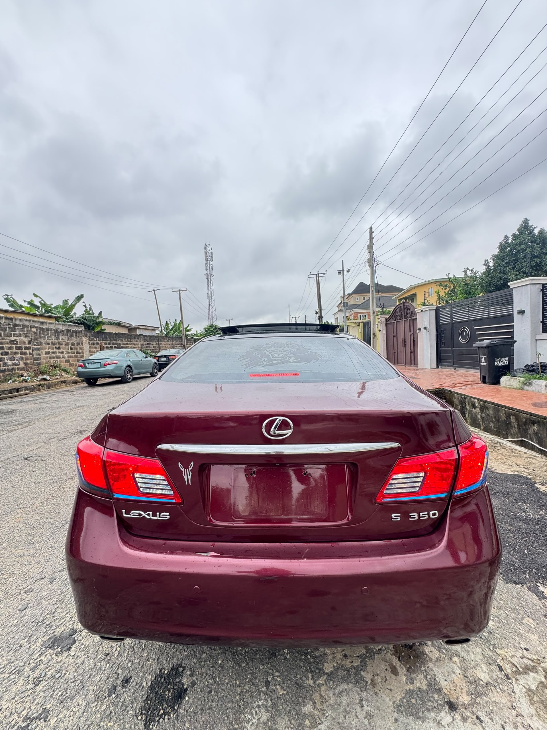 2014 Lexus ES 350, Burgundy Sedan — photo 4