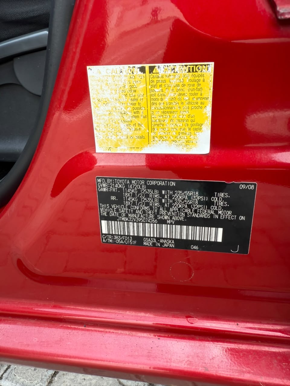 Toyota RAV4 V6 Red SUV for Sale