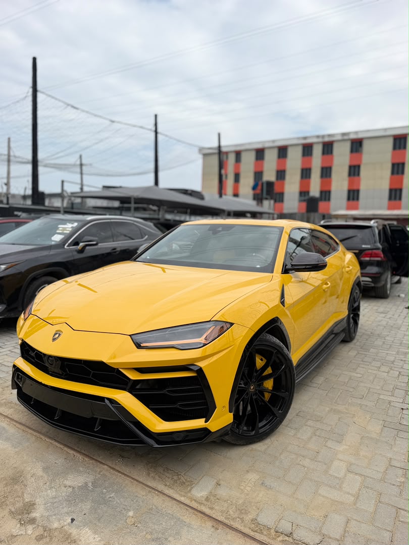 Lamborghini Urus Yellow SUV with Yellow Interior
