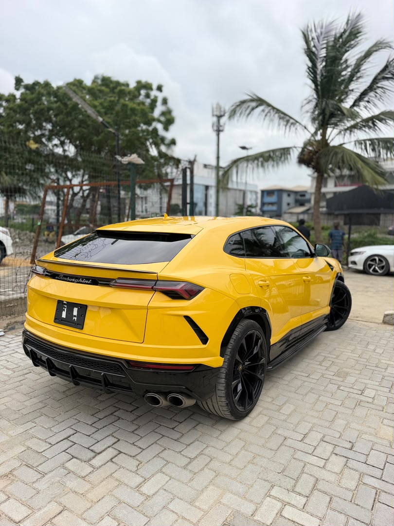 Lamborghini Urus Yellow SUV with Yellow Interior — photo 3