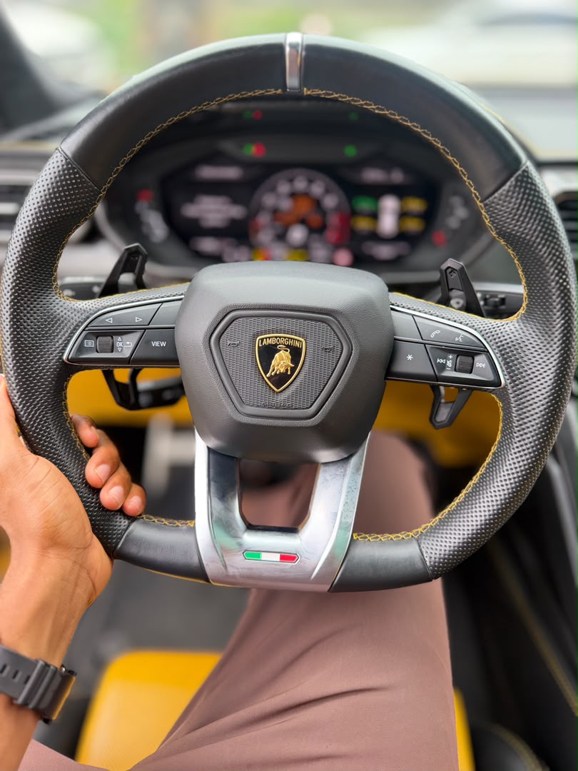 Lamborghini Urus Yellow SUV with Yellow Interior — photo 7