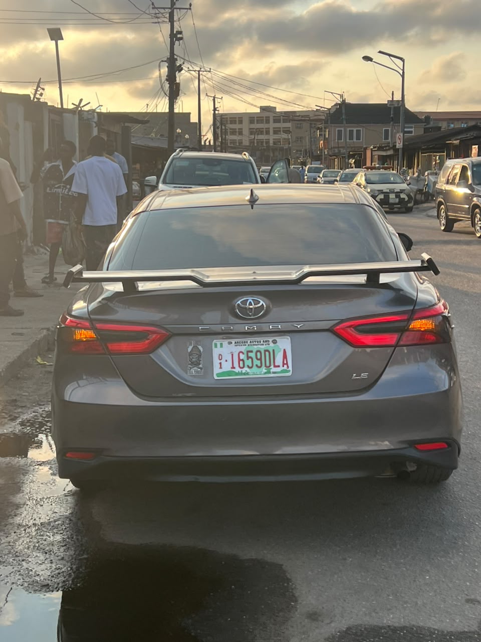 Toyota Camry LE 2020 Dark Grey Sedan