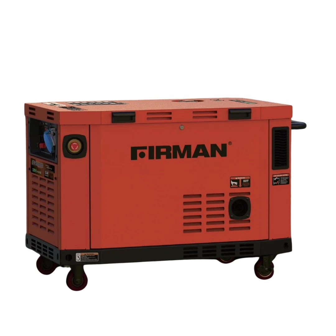 Firman 10.0kva Key Start Sound Proof Petrol Generator - SPS15000SE