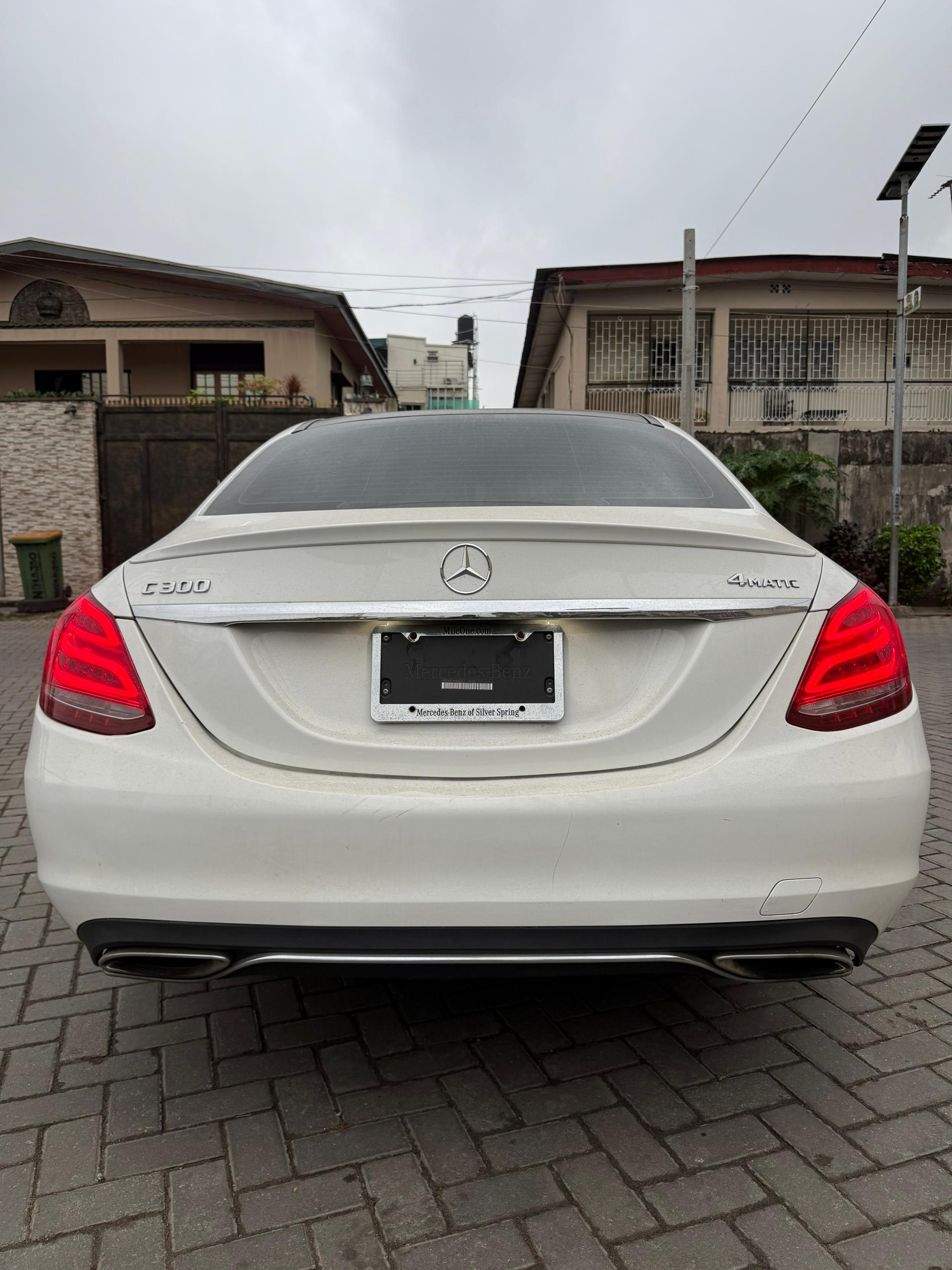 Mercedes-Benz C300 4MATIC White Sedan