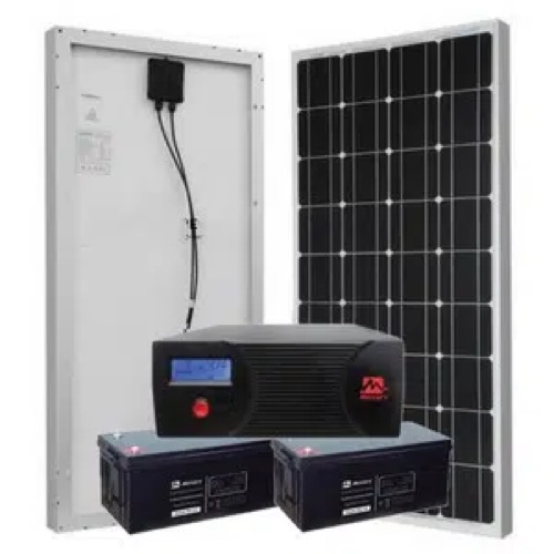 Mercury 2.4kva Inverter 2X 200AH Deep Cycle Batteries 4x 420 Watt Monocrystalline Solar Panels