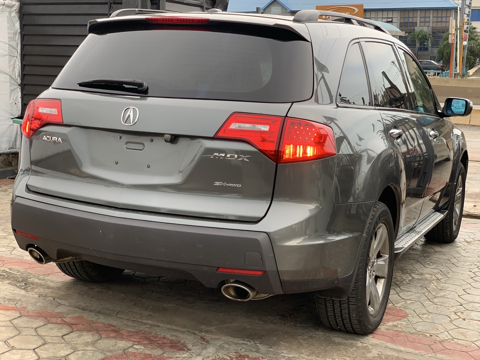 2008 Acura MDX SUV, Grey with Leather Interior