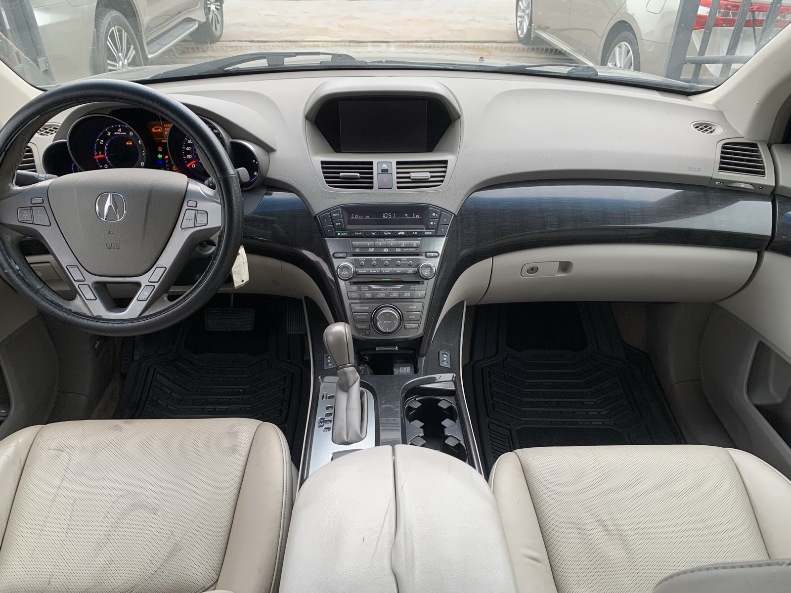 2008 Acura MDX SUV, Grey with Leather Interior