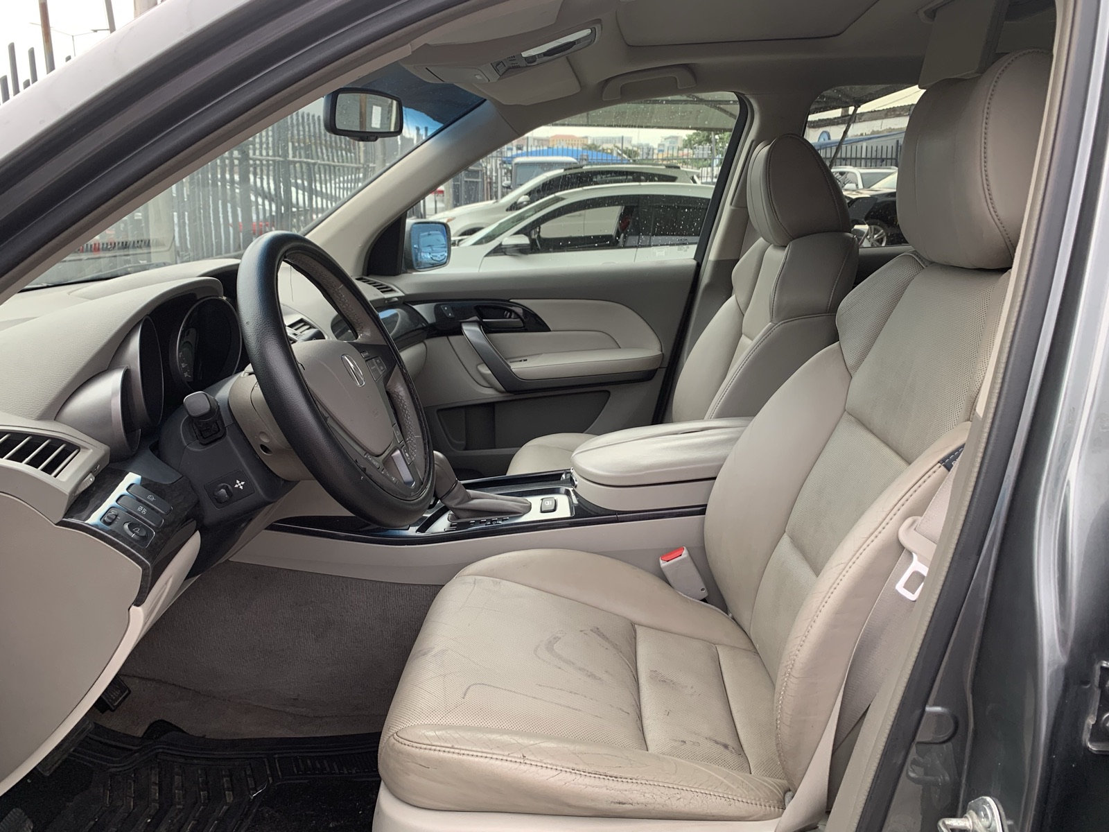 2008 Acura MDX SUV, Grey with Leather Interior