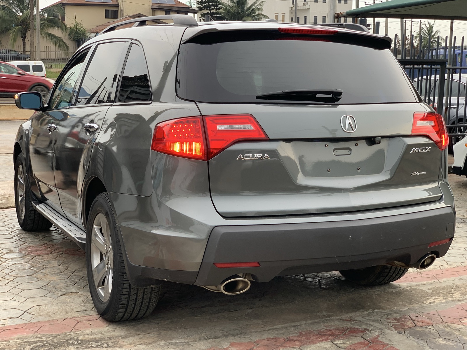 2008 Acura MDX SUV, Grey with Leather Interior