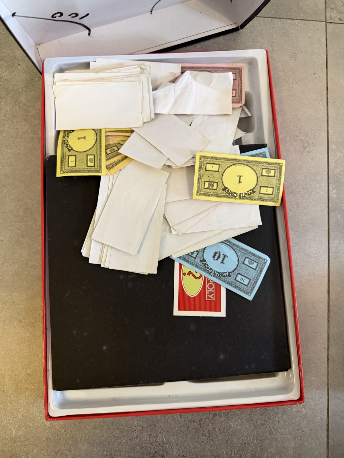 Monopoly Property Trading Game, Red and Green