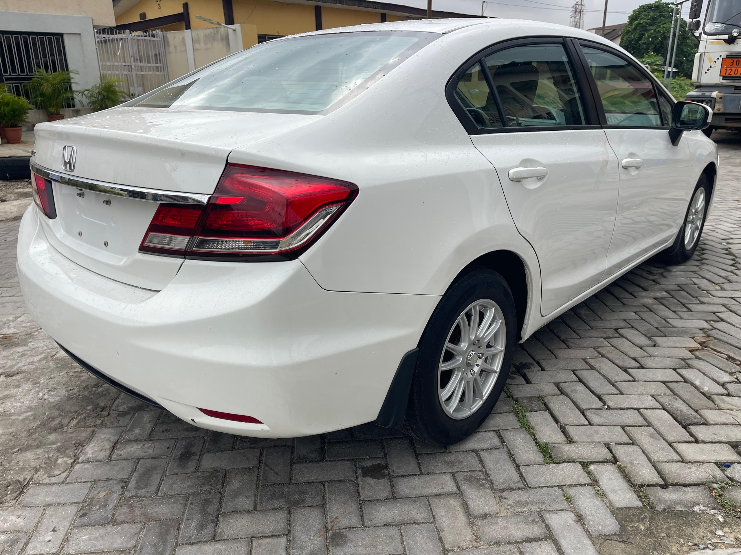 Honda Civic White Sedan