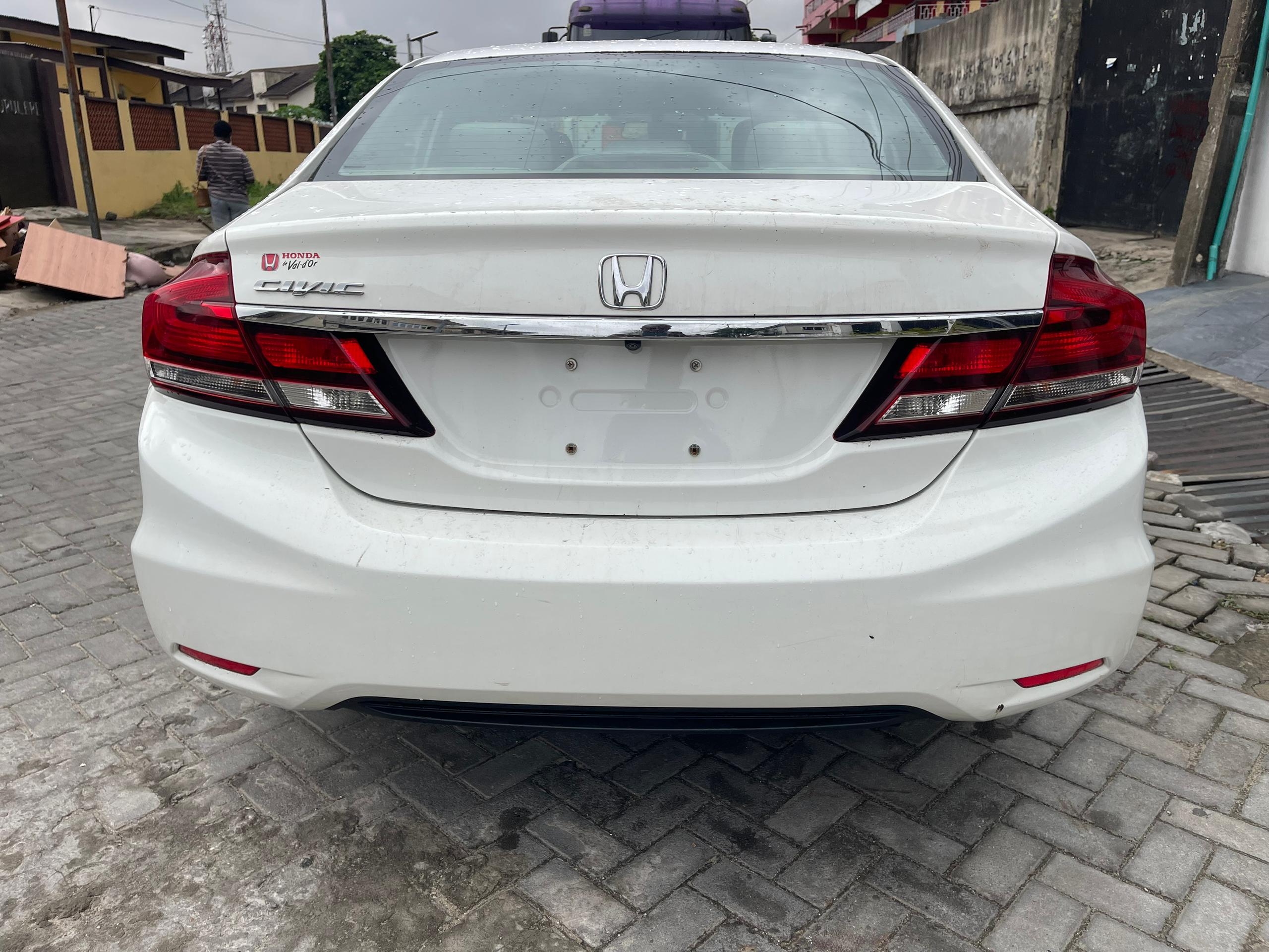 Honda Civic White Sedan