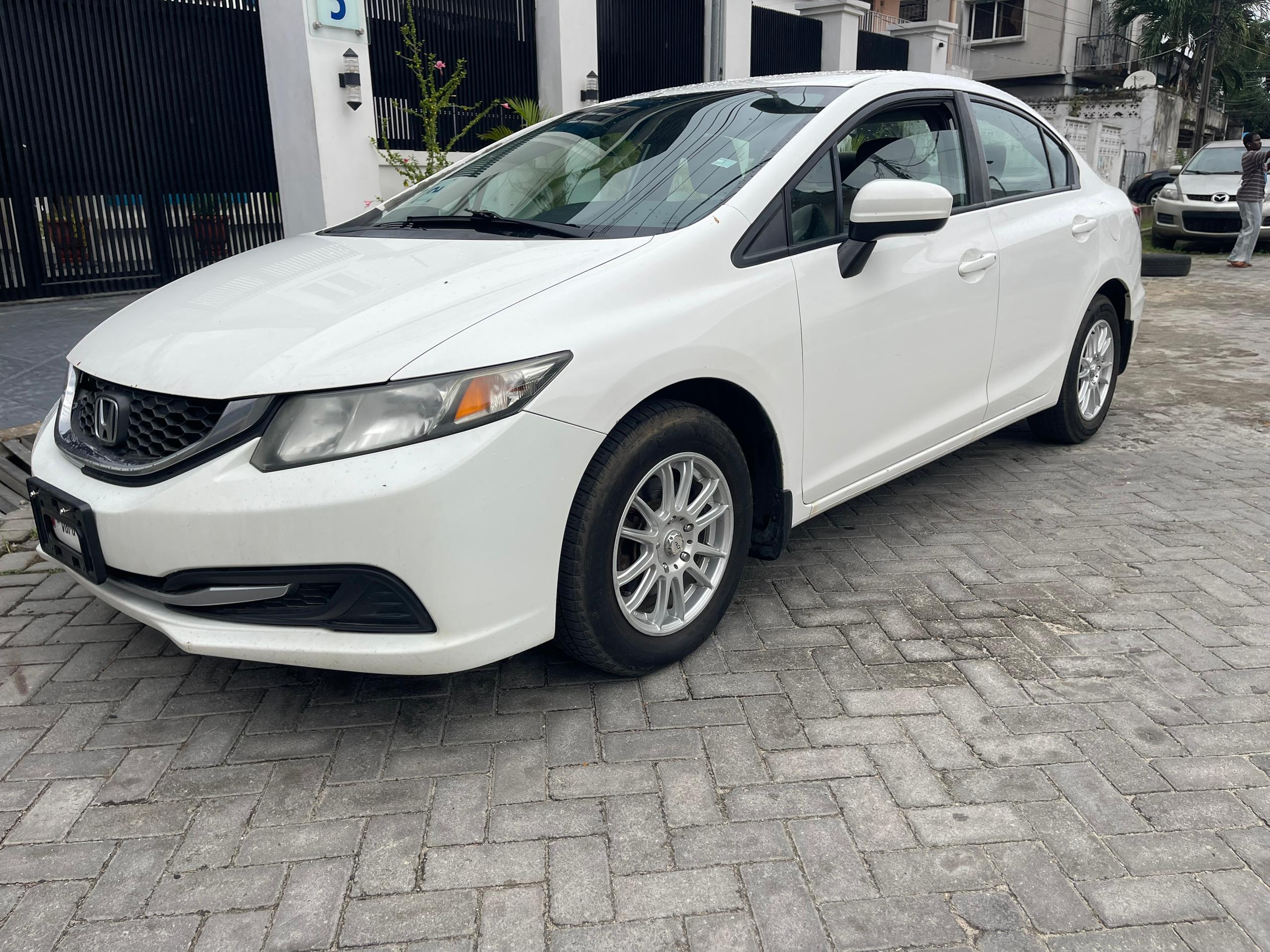 Honda Civic White Sedan