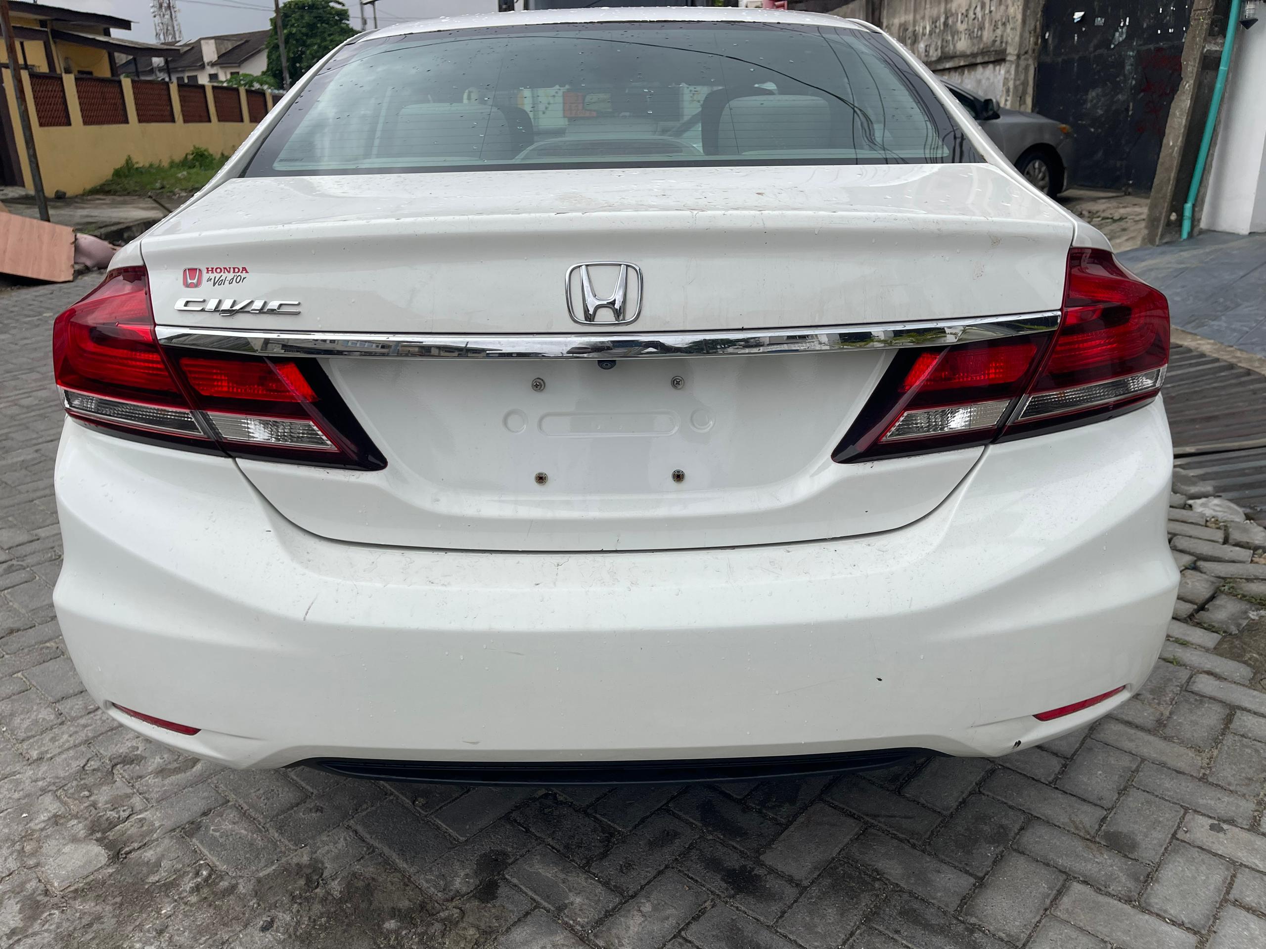 Honda Civic White Sedan