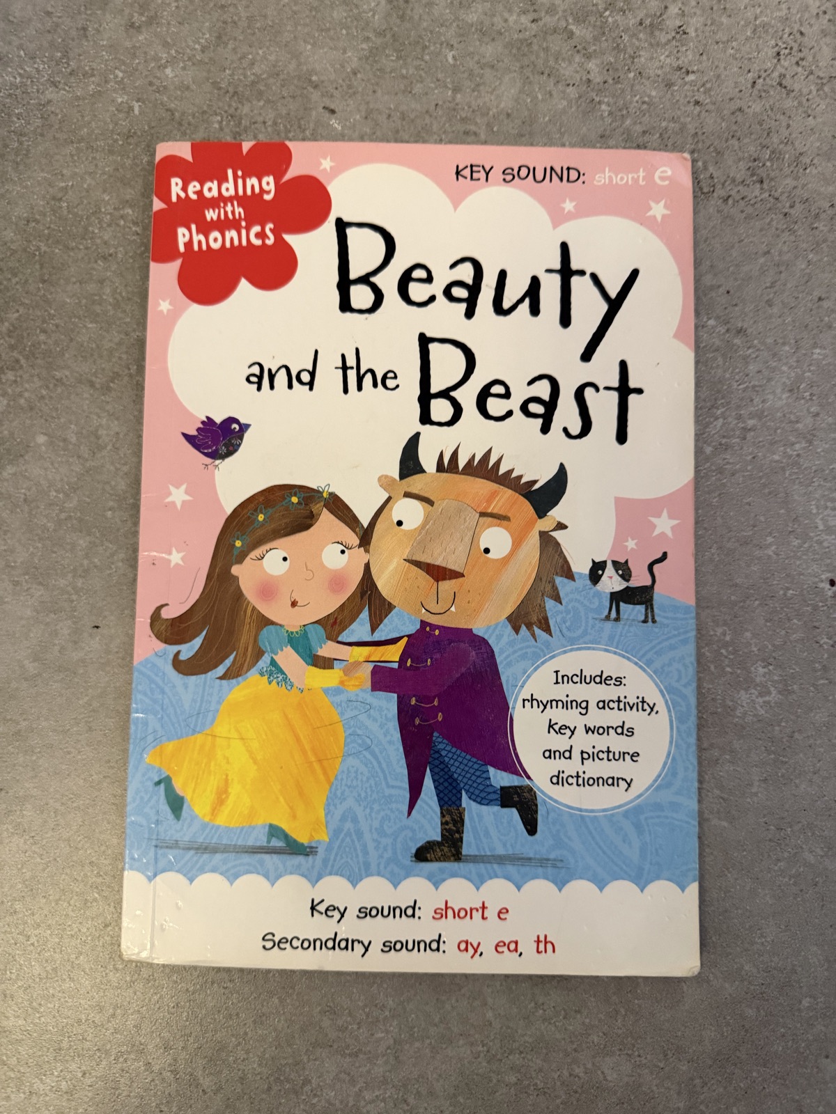 Beauty and the Beast Children's Book with Phonics