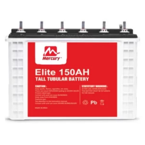Mercury elite 150AH deep cycle tall tubular battery