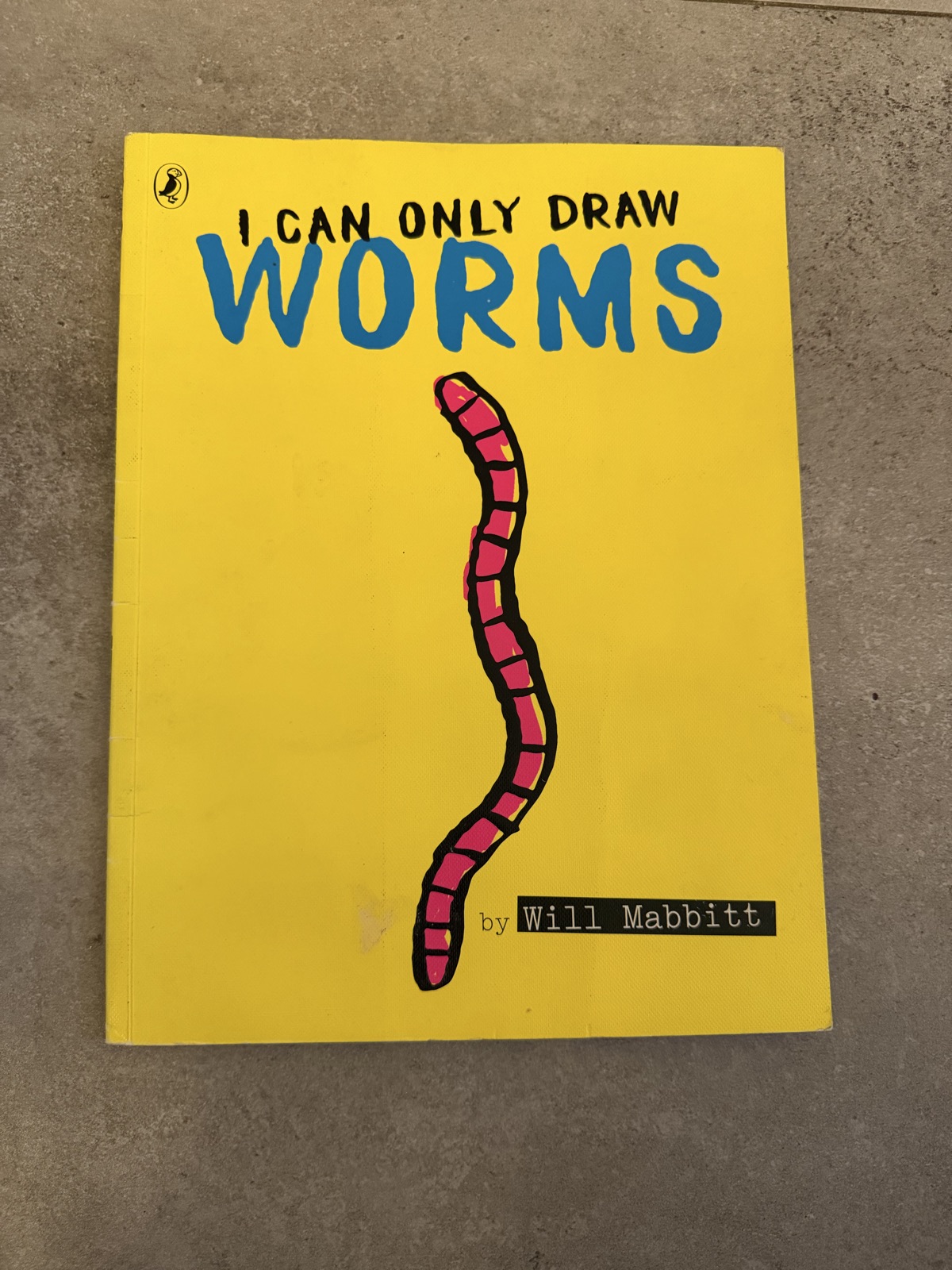 I Can Only Draw Worms Children's Book by Will Mabbitt