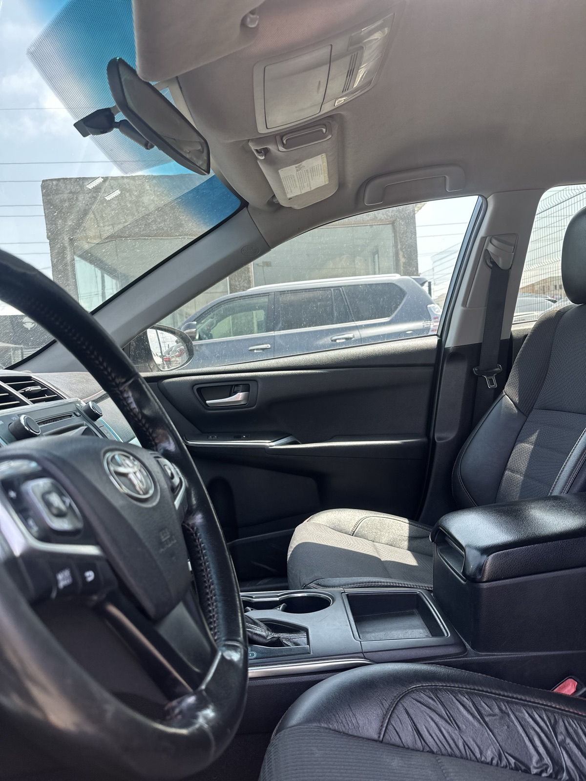 Toyota Camry for Rent, Black Interior