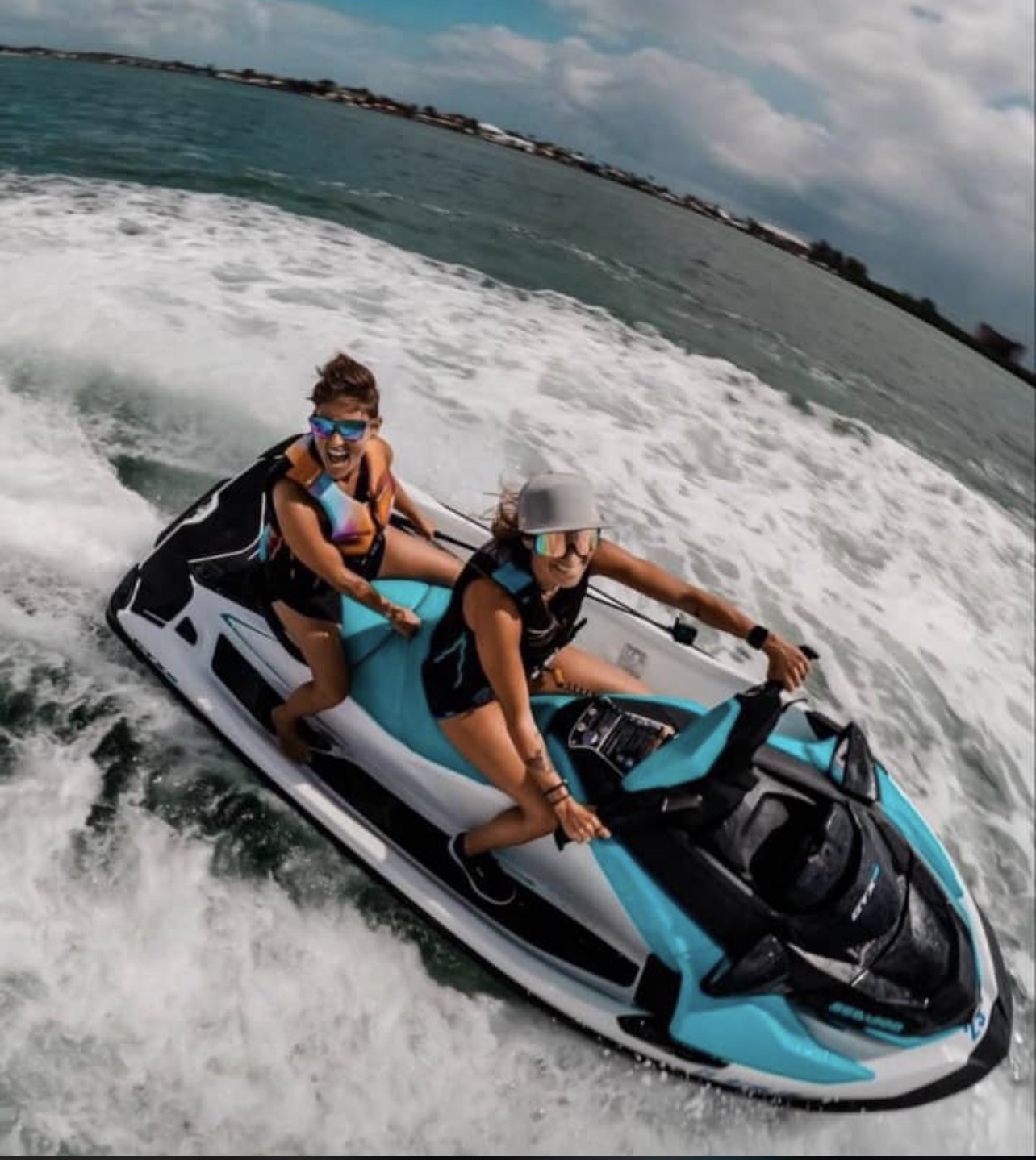 Sea-Doo Jet Ski, Blue and Black