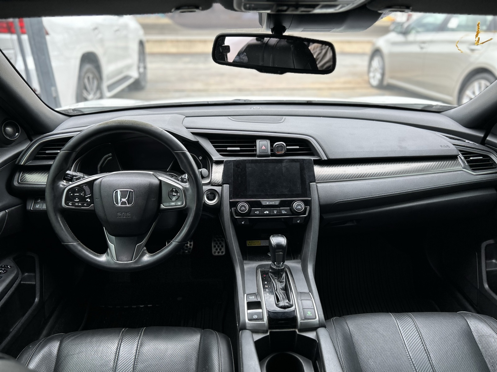 2017 Honda Civic White Sedan