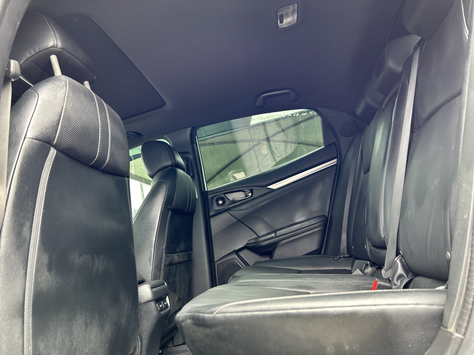 2017 Honda Civic White Sedan