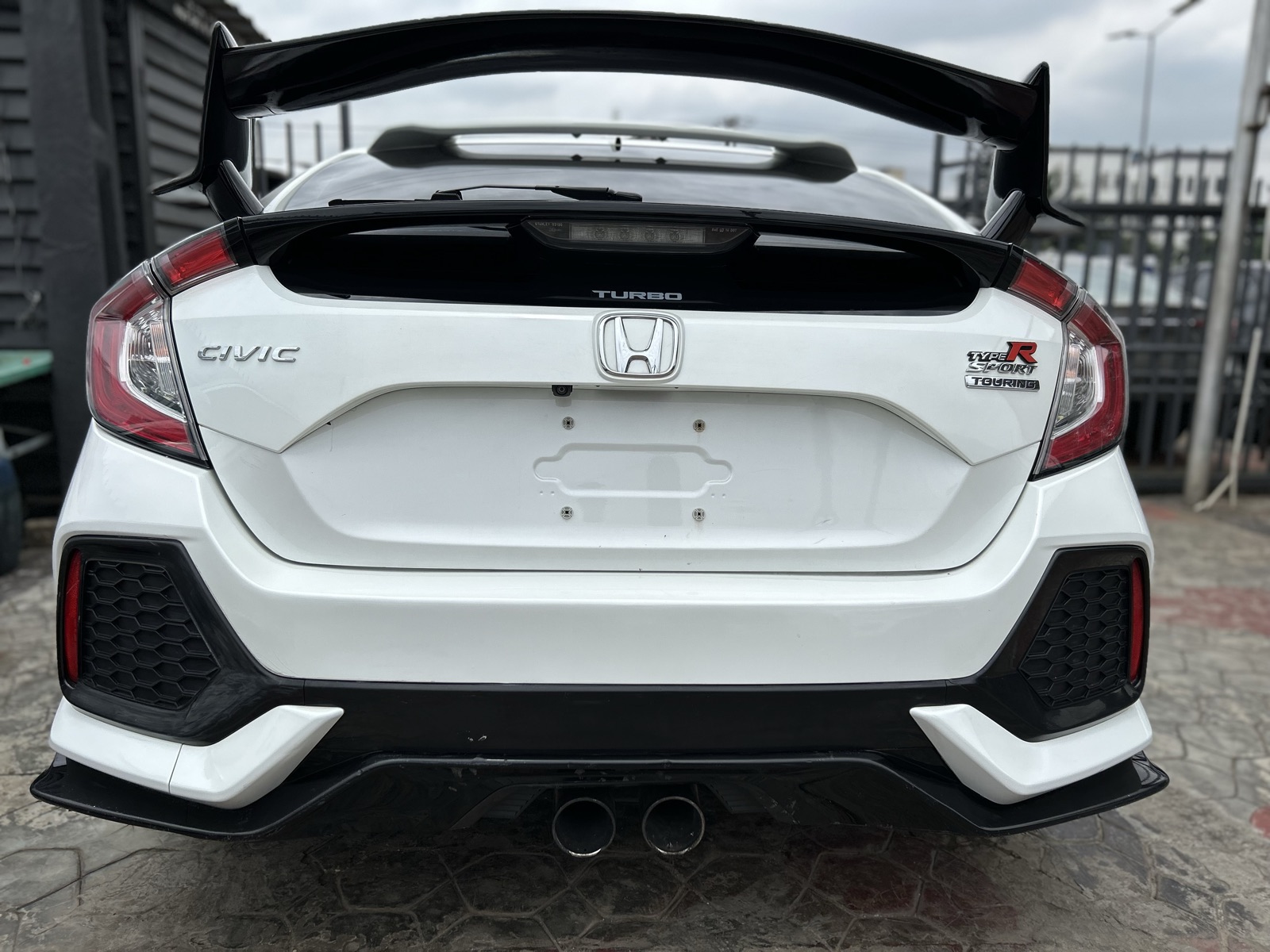 2017 Honda Civic White Sedan