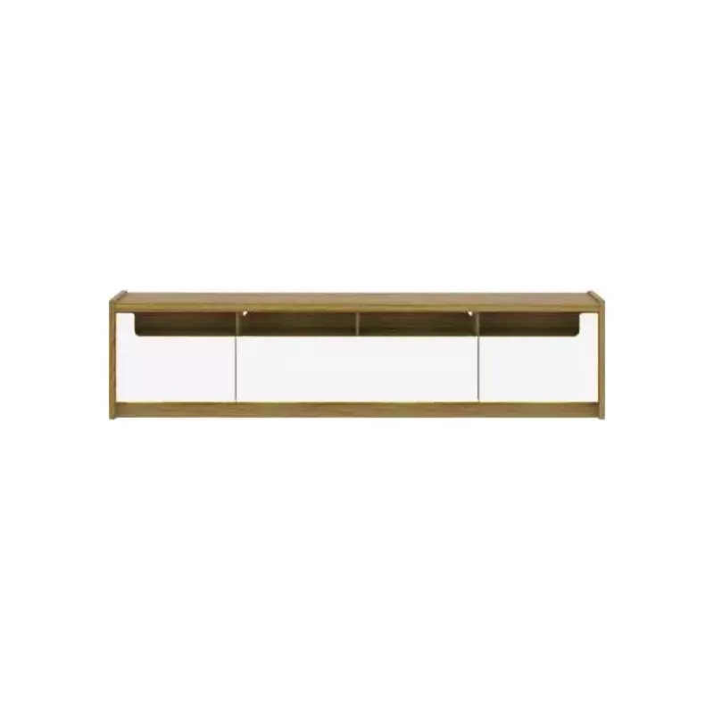 Provincia Oslo TV Stand 2.21m (Off White/Oak