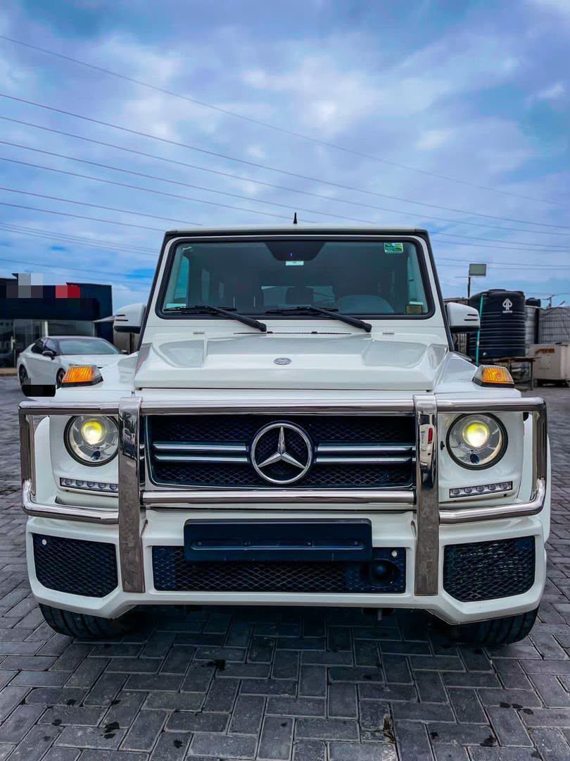 Mercedes-Benz G-Class White SUV